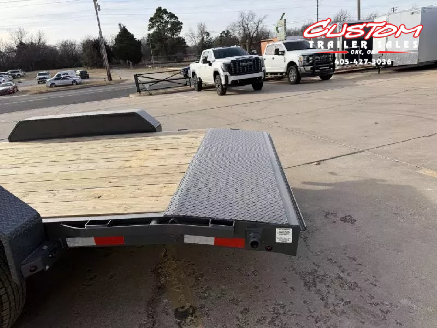 New #146987 2026 LAMAR H6 18 X 83 TANDEM AXLE 14K EQUIPMENT HAULER W/ SLIDE IN RAMPS