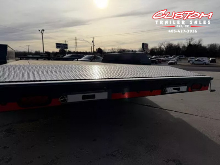 New #146987 2026 LAMAR H6 18 X 83 TANDEM AXLE 14K EQUIPMENT HAULER W/ SLIDE IN RAMPS