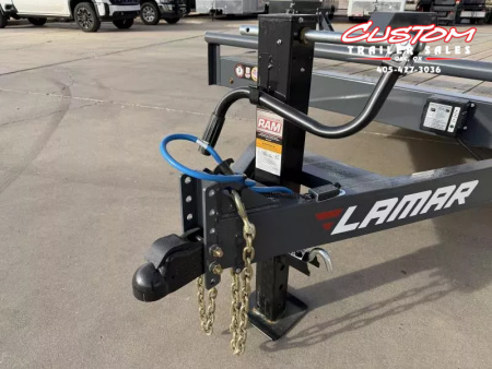 New #146987 2026 LAMAR H6 18 X 83 TANDEM AXLE 14K EQUIPMENT HAULER W/ SLIDE IN RAMPS