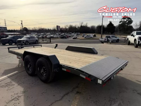 New #146987 2026 LAMAR H6 18 X 83 TANDEM AXLE 14K EQUIPMENT HAULER W/ SLIDE IN RAMPS