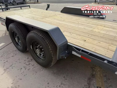 New #146987 2026 LAMAR H6 18 X 83 TANDEM AXLE 14K EQUIPMENT HAULER W/ SLIDE IN RAMPS