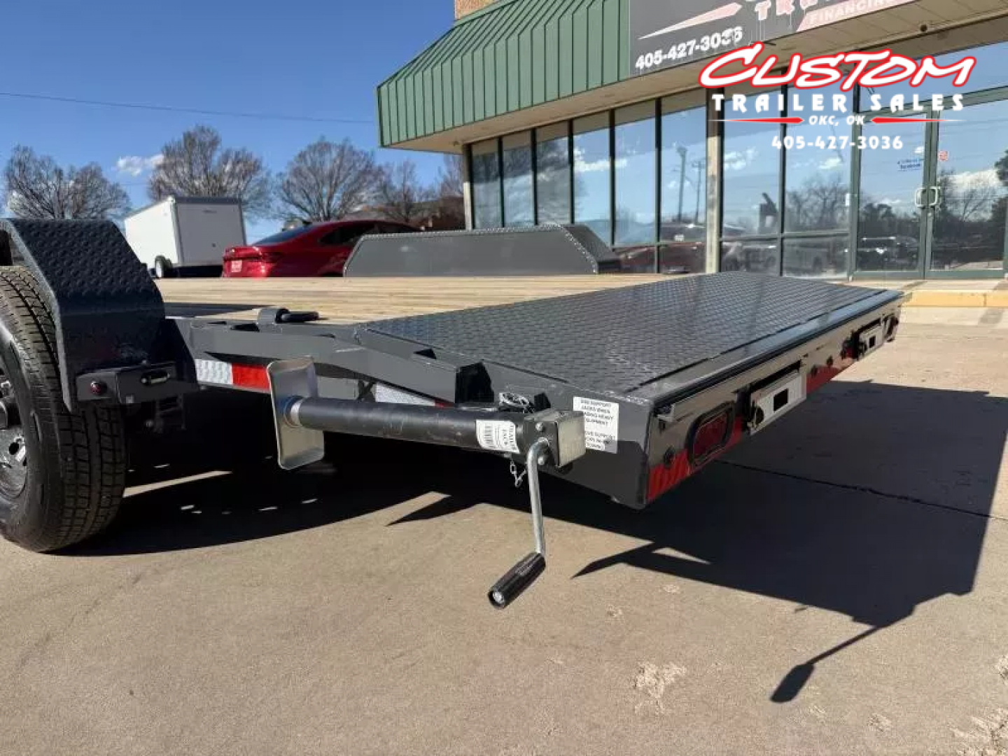 New #146989 2026 LAMAR H6 18 X 83 TANDEM AXLE 14K EQUIPMENT HAULER W/ SLIDE IN RAMPS