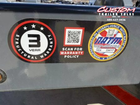 New #146989 2026 LAMAR H6 18 X 83 TANDEM AXLE 14K EQUIPMENT HAULER W/ SLIDE IN RAMPS