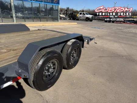 New #146989 2026 LAMAR H6 18 X 83 TANDEM AXLE 14K EQUIPMENT HAULER W/ SLIDE IN RAMPS