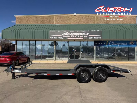 New #146989 2026 LAMAR H6 18 X 83 TANDEM AXLE 14K EQUIPMENT HAULER W/ SLIDE IN RAMPS