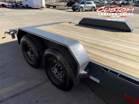 New #146989 2026 LAMAR H6 18 X 83 TANDEM AXLE 14K EQUIPMENT HAULER W/ SLIDE IN RAMPS