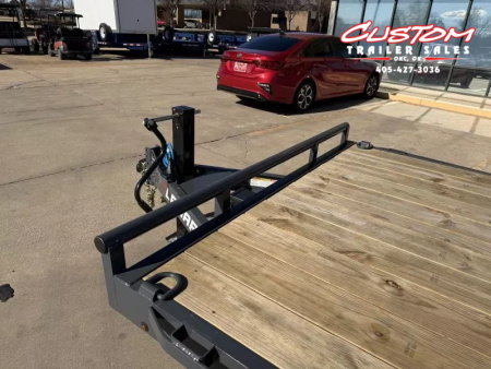 New #146989 2026 LAMAR H6 18 X 83 TANDEM AXLE 14K EQUIPMENT HAULER W/ SLIDE IN RAMPS