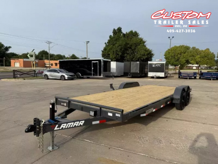 New #147020 2026 LAMAR CC 22 X 83 TANDEM AXLE 10K WOOD FLOOR CAR HAULER