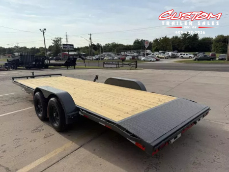 New #147020 2026 LAMAR CC 22 X 83 TANDEM AXLE 10K WOOD FLOOR CAR HAULER
