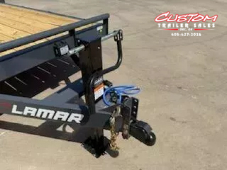 New #147050 2026 LAMAR H6 22 X 83 TANDEM AXLE 14K EQUIPMENT HAULER W/ SLIDE IN RAMPS