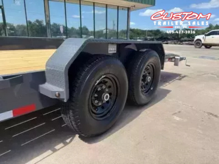 New #147050 2026 LAMAR H6 22 X 83 TANDEM AXLE 14K EQUIPMENT HAULER W/ SLIDE IN RAMPS