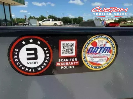 New #147050 2026 LAMAR H6 22 X 83 TANDEM AXLE 14K EQUIPMENT HAULER W/ SLIDE IN RAMPS