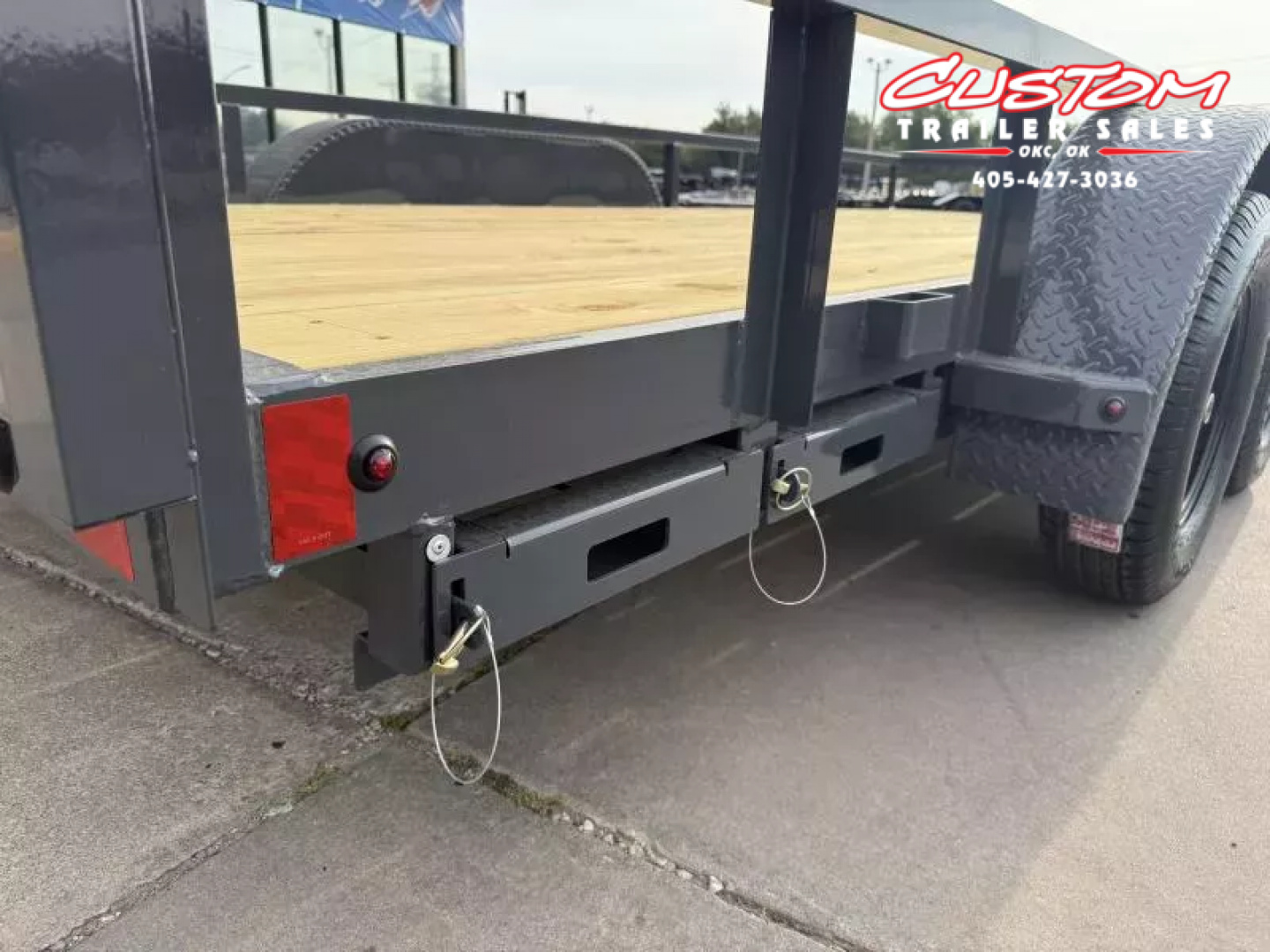 New #147141 2026 LAMAR UC 16 X 77 TANDEM AXLE 7K SQUARE TUBE TOP UTILITY W/ SLIDE IN RAMPS