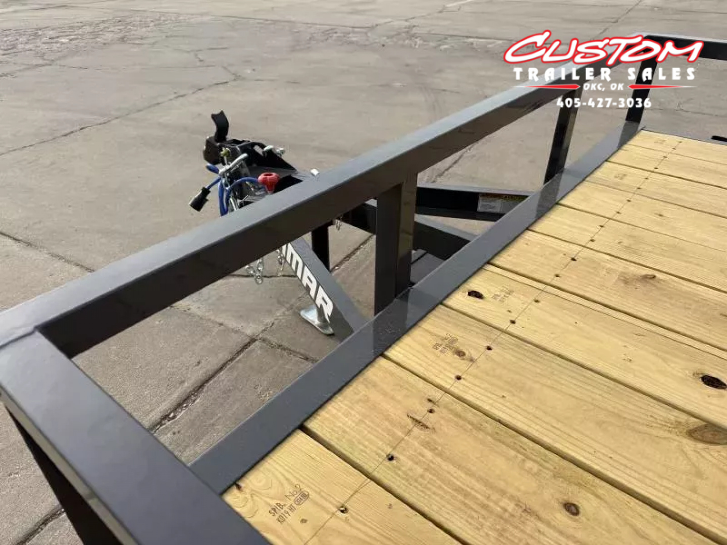 New #147141 2026 LAMAR UC 16 X 77 TANDEM AXLE 7K SQUARE TUBE TOP UTILITY W/ SLIDE IN RAMPS