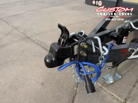 New #147141 2026 LAMAR UC 16 X 77 TANDEM AXLE 7K SQUARE TUBE TOP UTILITY W/ SLIDE IN RAMPS