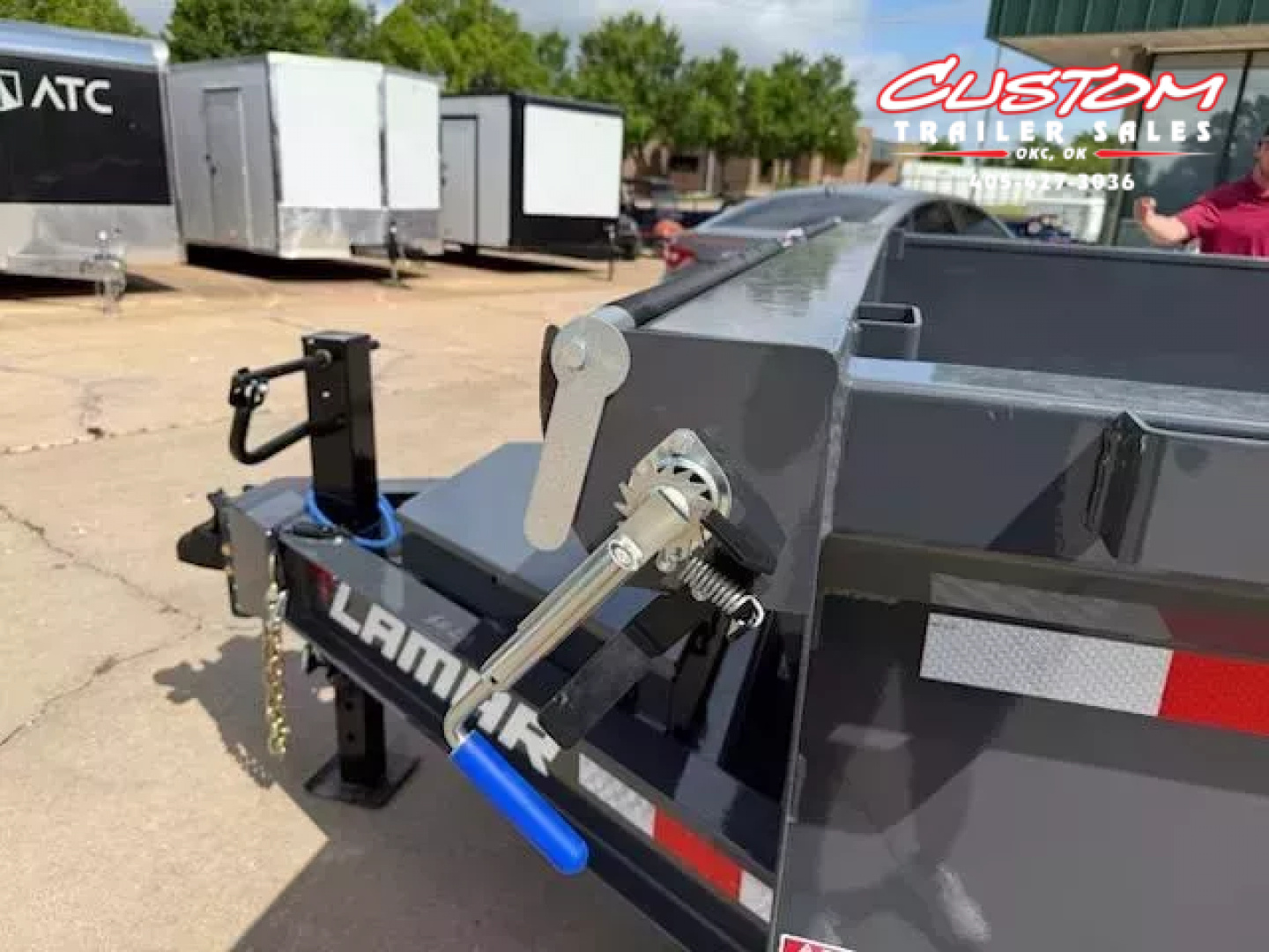 New #147487 2026 LAMAR DL 14 X 83 TANDEM AXLE LOW PRO 14K BUMPER PULL DUMP W/ 2' SIDES