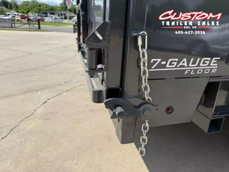 New #147487 2026 LAMAR DL 14 X 83 TANDEM AXLE LOW PRO 14K BUMPER PULL DUMP W/ 2' SIDES