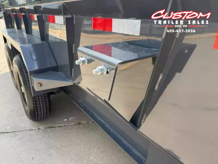 New #147487 2026 LAMAR DL 14 X 83 TANDEM AXLE LOW PRO 14K BUMPER PULL DUMP W/ 2' SIDES