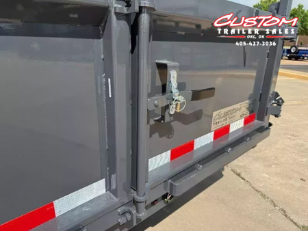 New #147487 2026 LAMAR DL 14 X 83 TANDEM AXLE LOW PRO 14K BUMPER PULL DUMP W/ 2' SIDES