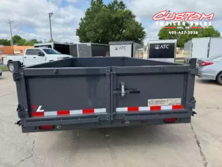 New #147487 2026 LAMAR DL 14 X 83 TANDEM AXLE LOW PRO 14K BUMPER PULL DUMP W/ 2' SIDES