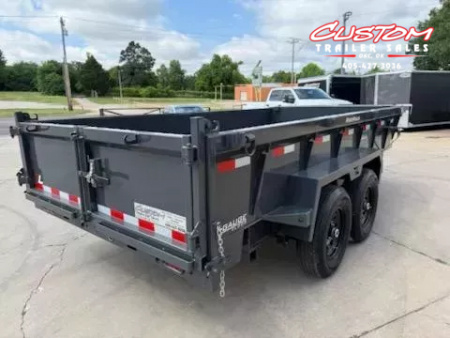 New #147487 2026 LAMAR DL 14 X 83 TANDEM AXLE LOW PRO 14K BUMPER PULL DUMP W/ 2' SIDES