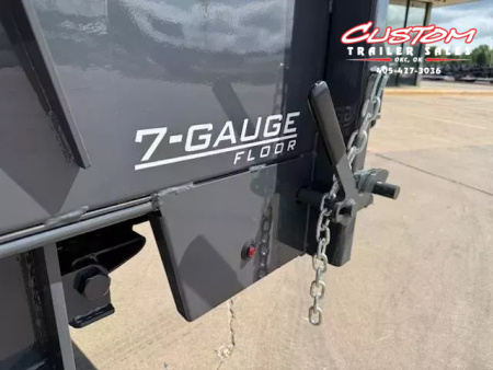 New #147487 2026 LAMAR DL 14 X 83 TANDEM AXLE LOW PRO 14K BUMPER PULL DUMP W/ 2' SIDES