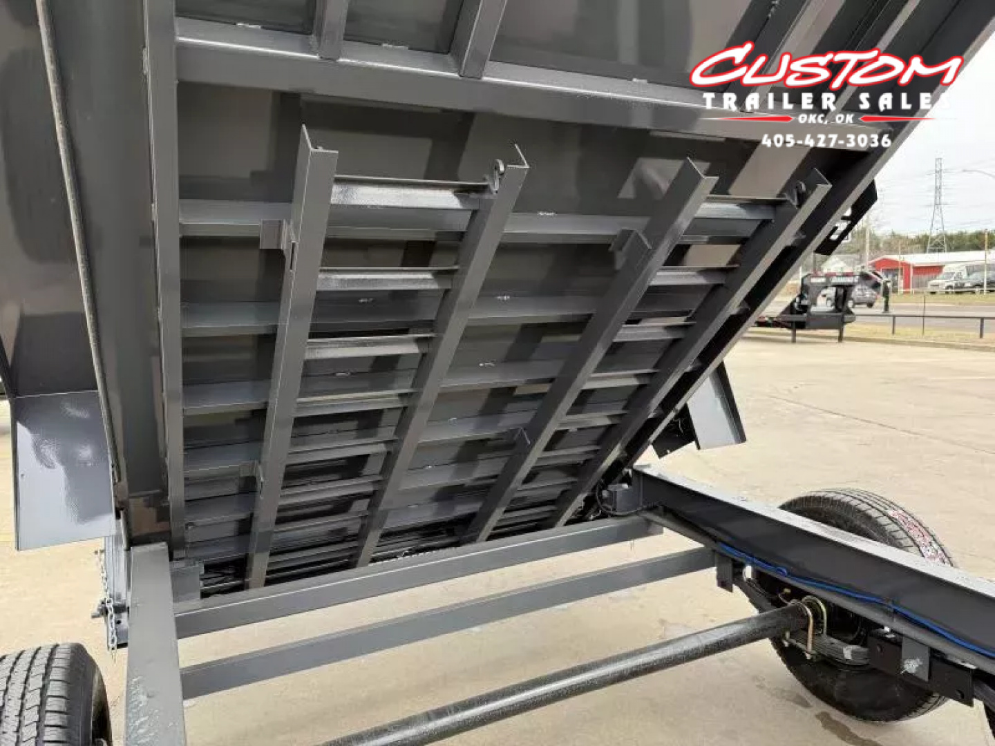 New #147497 2026 LAMAR DT 14 X 83 TANDEM AXLE BUMPER PULL 14K TELESCOPIC DUMP W/ 2' SIDES