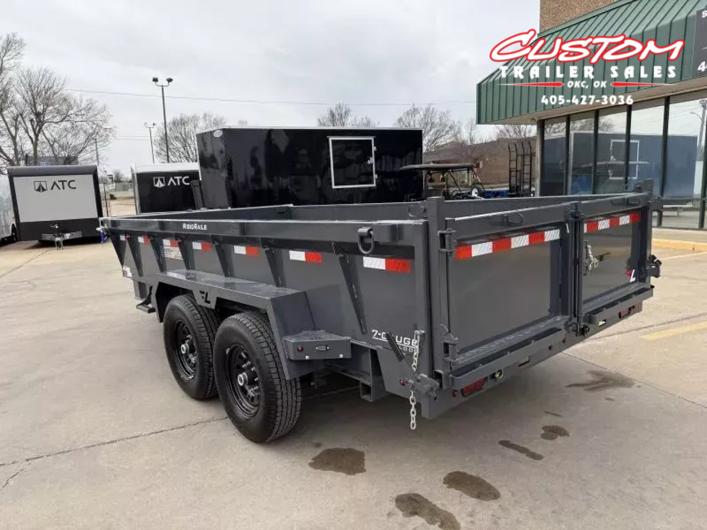 New #147497 2026 LAMAR DT 14 X 83 TANDEM AXLE BUMPER PULL 14K TELESCOPIC DUMP W/ 2' SIDES