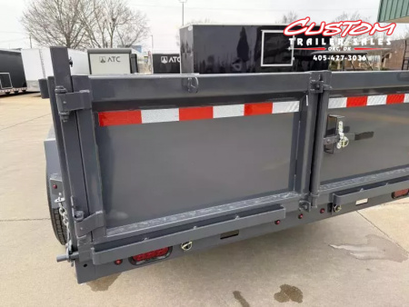 New #147497 2026 LAMAR DT 14 X 83 TANDEM AXLE BUMPER PULL 14K TELESCOPIC DUMP W/ 2' SIDES