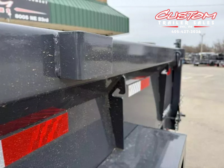 New #147497 2026 LAMAR DT 14 X 83 TANDEM AXLE BUMPER PULL 14K TELESCOPIC DUMP W/ 2' SIDES