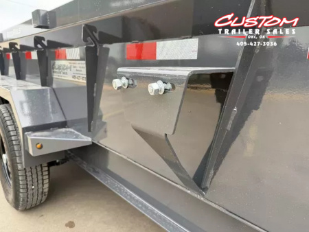 New #147497 2026 LAMAR DT 14 X 83 TANDEM AXLE BUMPER PULL 14K TELESCOPIC DUMP W/ 2' SIDES