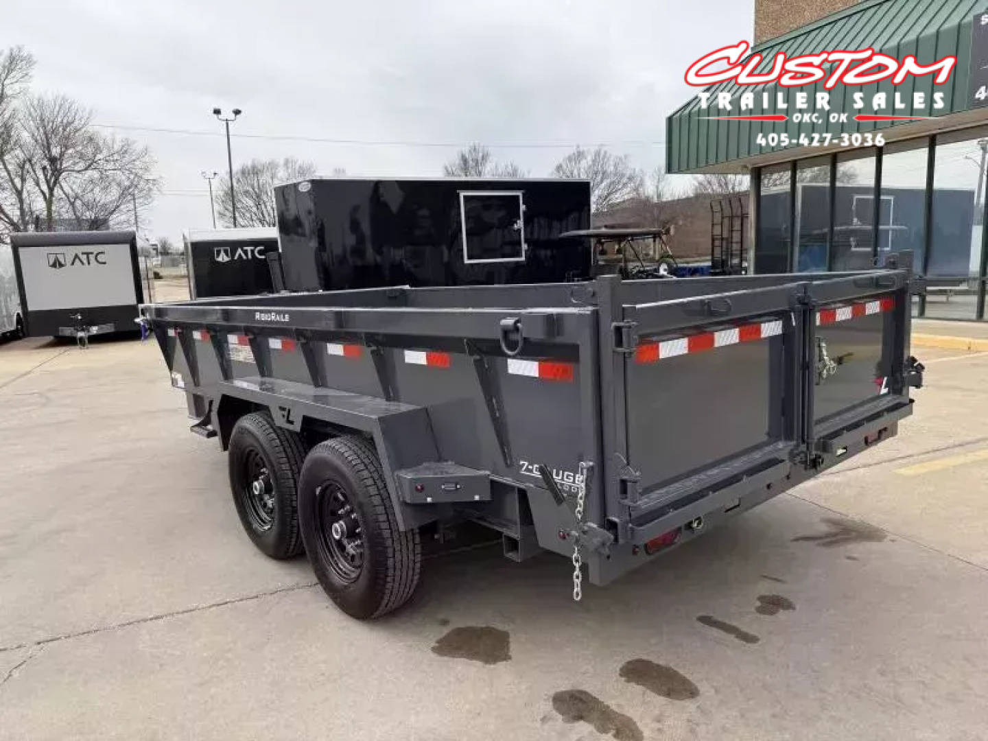 New #147498 2026 LAMAR DT 14 X 83 TANDEM AXLE BUMPER PULL 14K TELESCOPIC DUMP W/ 2' SIDES