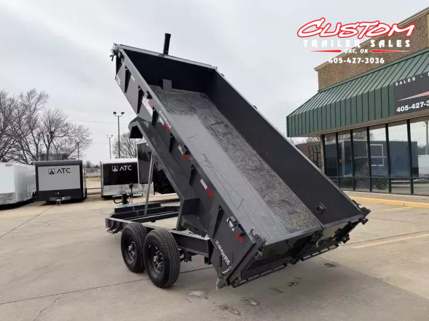 New #147498 2026 LAMAR DT 14 X 83 TANDEM AXLE BUMPER PULL 14K TELESCOPIC DUMP W/ 2' SIDES