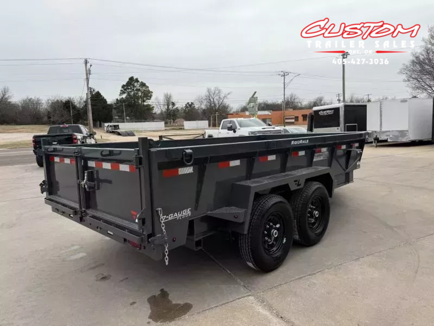 New #147498 2026 LAMAR DT 14 X 83 TANDEM AXLE BUMPER PULL 14K TELESCOPIC DUMP W/ 2' SIDES