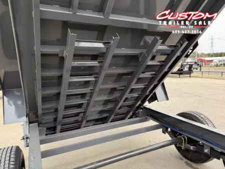 New #147498 2026 LAMAR DT 14 X 83 TANDEM AXLE BUMPER PULL 14K TELESCOPIC DUMP W/ 2' SIDES