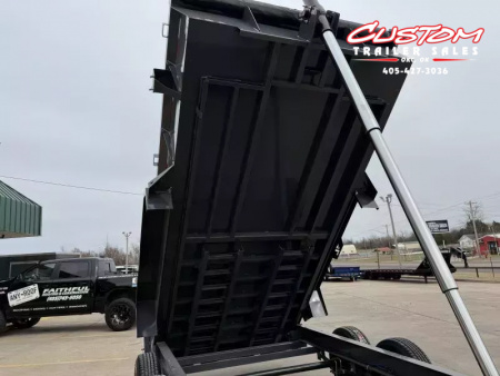 New #147498 2026 LAMAR DT 14 X 83 TANDEM AXLE BUMPER PULL 14K TELESCOPIC DUMP W/ 2' SIDES