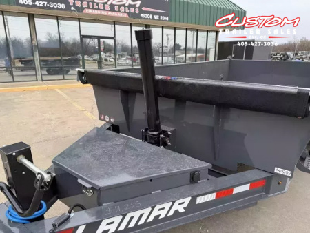 New #147498 2026 LAMAR DT 14 X 83 TANDEM AXLE BUMPER PULL 14K TELESCOPIC DUMP W/ 2' SIDES