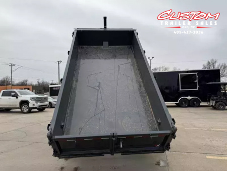 New #147498 2026 LAMAR DT 14 X 83 TANDEM AXLE BUMPER PULL 14K TELESCOPIC DUMP W/ 2' SIDES