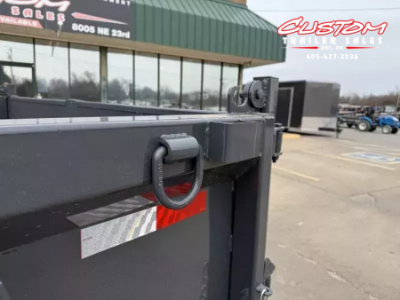 New #147498 2026 LAMAR DT 14 X 83 TANDEM AXLE BUMPER PULL 14K TELESCOPIC DUMP W/ 2' SIDES