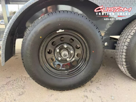 New #147559 2026 LAMAR UC 16 X 83 TANDEM AXLE ANGLE TOP 7K UTILITY W/ REAR RAMP GATE