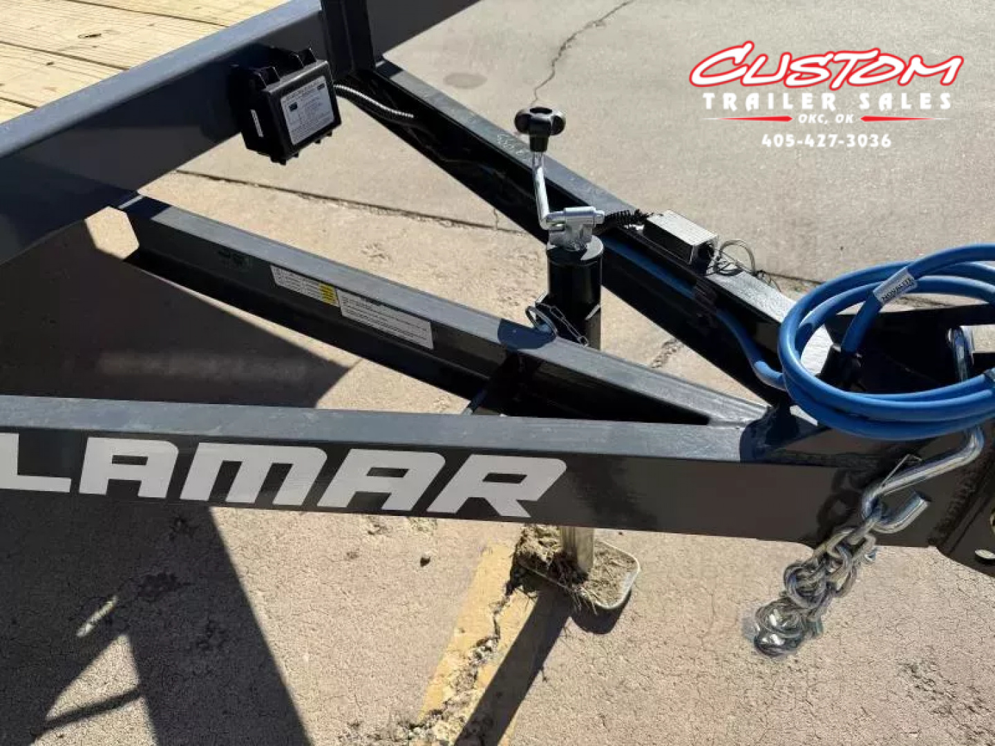 New #147943 2026 LAMAR UC 14 X 83 TANDEM AXLE ANGLE TOP 7K UTILITY W/ REAR RAMP GATE