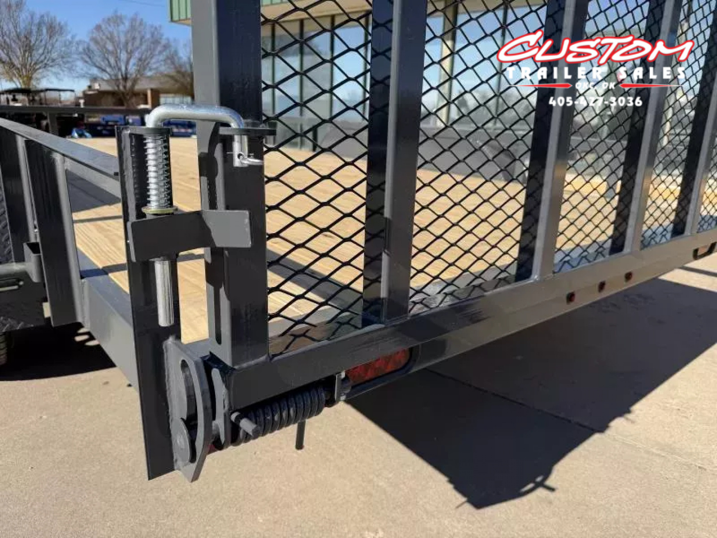 New #147943 2026 LAMAR UC 14 X 83 TANDEM AXLE ANGLE TOP 7K UTILITY W/ REAR RAMP GATE