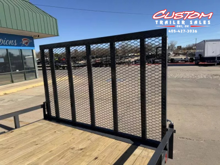 New #147943 2026 LAMAR UC 14 X 83 TANDEM AXLE ANGLE TOP 7K UTILITY W/ REAR RAMP GATE