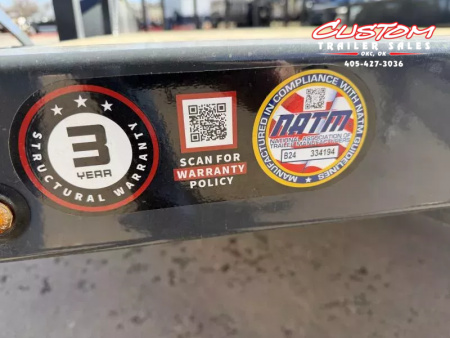 New #147943 2026 LAMAR UC 14 X 83 TANDEM AXLE ANGLE TOP 7K UTILITY W/ REAR RAMP GATE