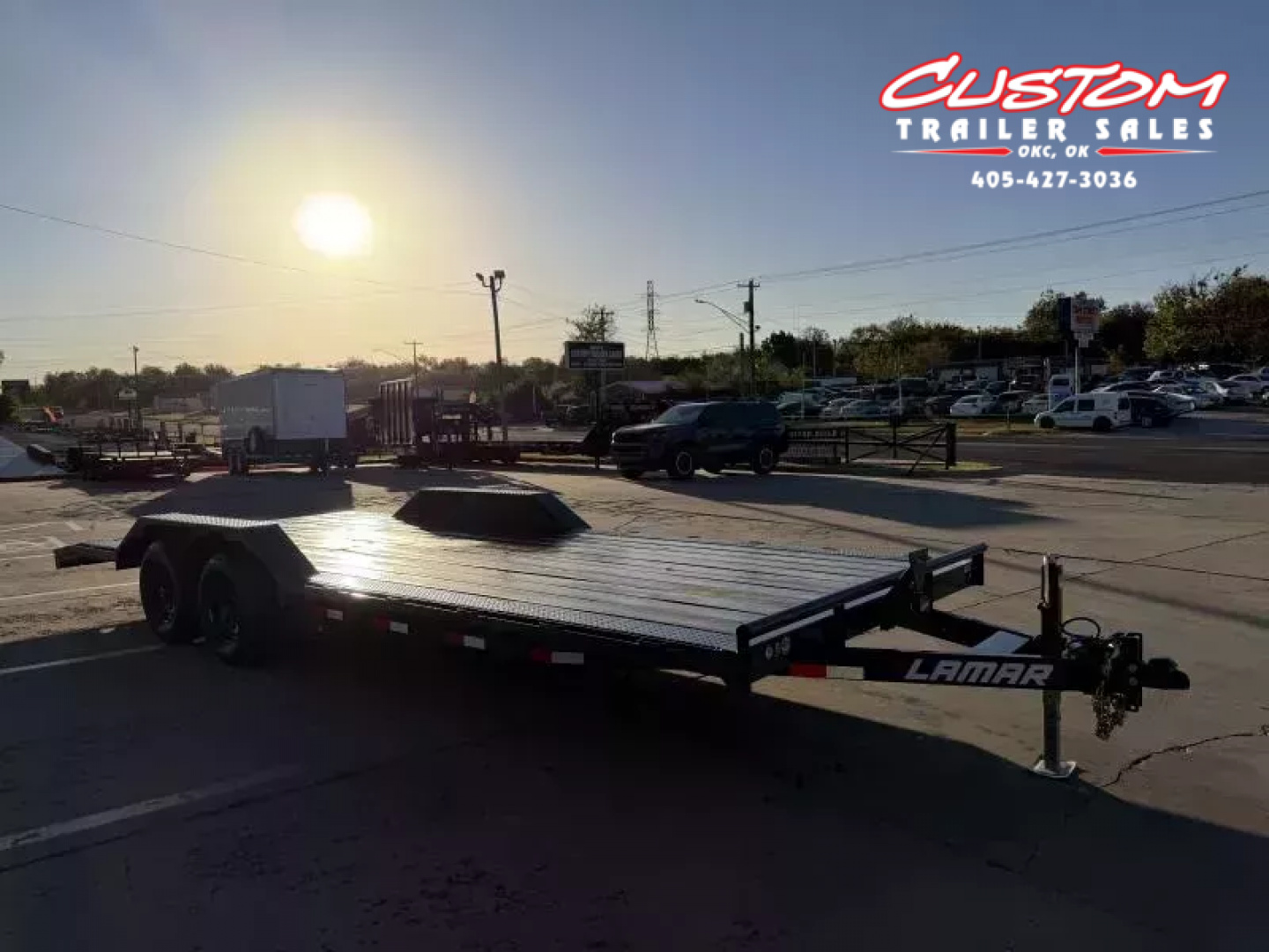 New #148104 2026 LAMAR CC 22 X 102 TANDEM AXLE 10K WOOD FLOOR CAR HAULER