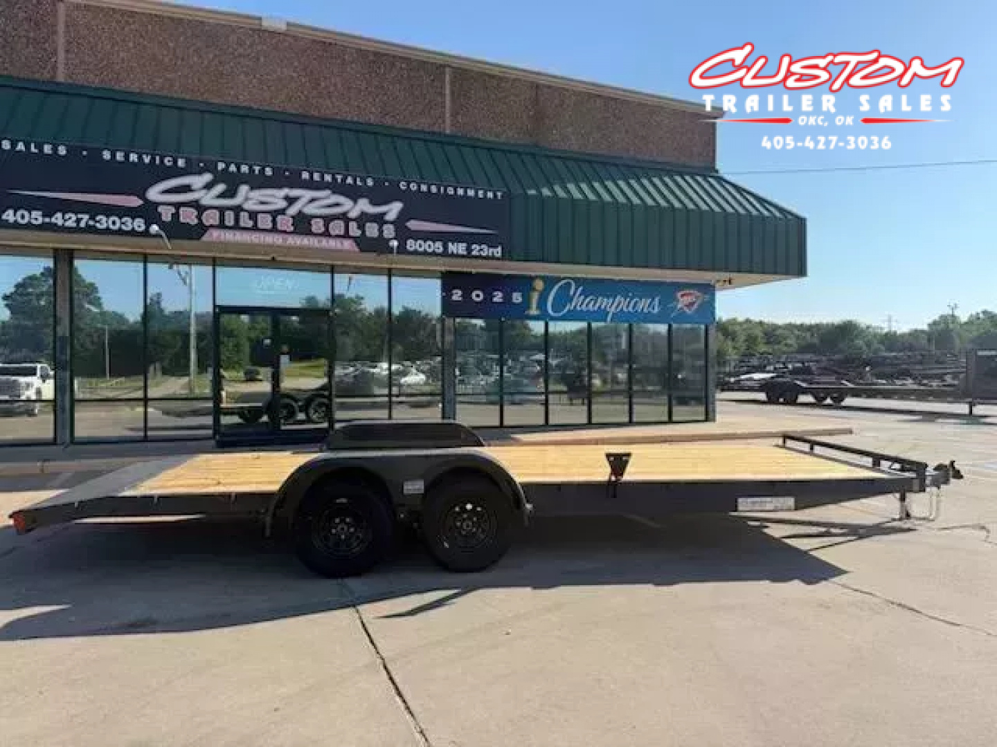 New #148126 2026 LAMAR CE 22 X 83 TANDEM AXLE 7K WOOD FLOOR CAR HAULER