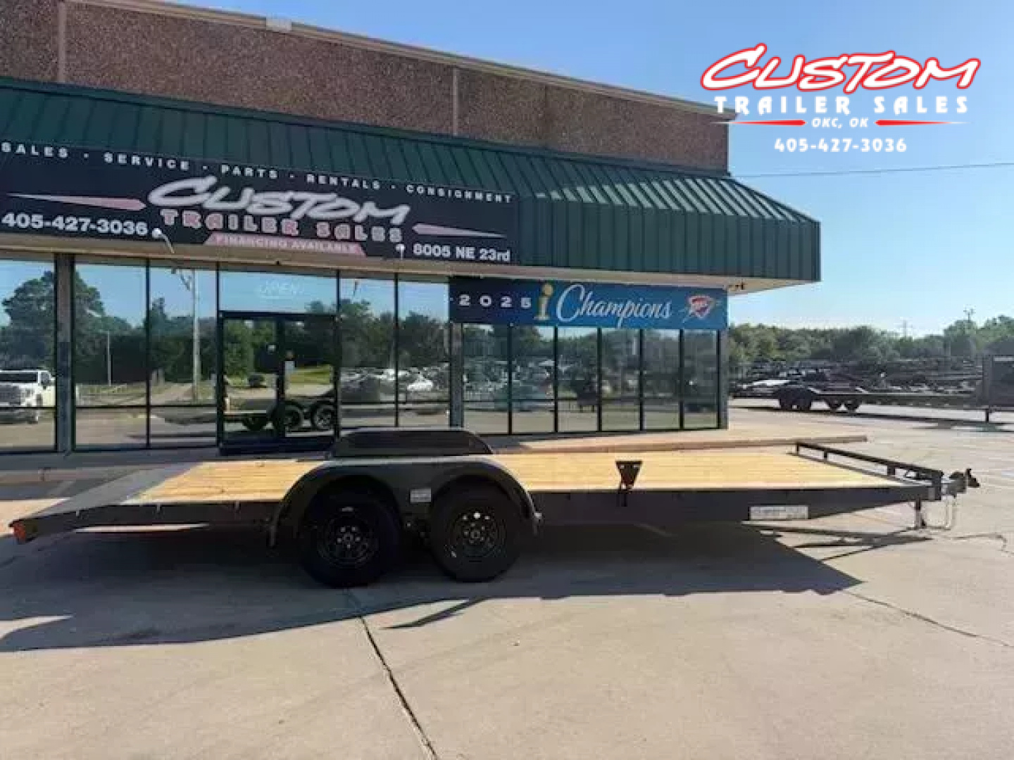 New #148127 2026 LAMAR CE 22 X 83 TANDEM AXLE 7K WOOD FLOOR CAR HAULER