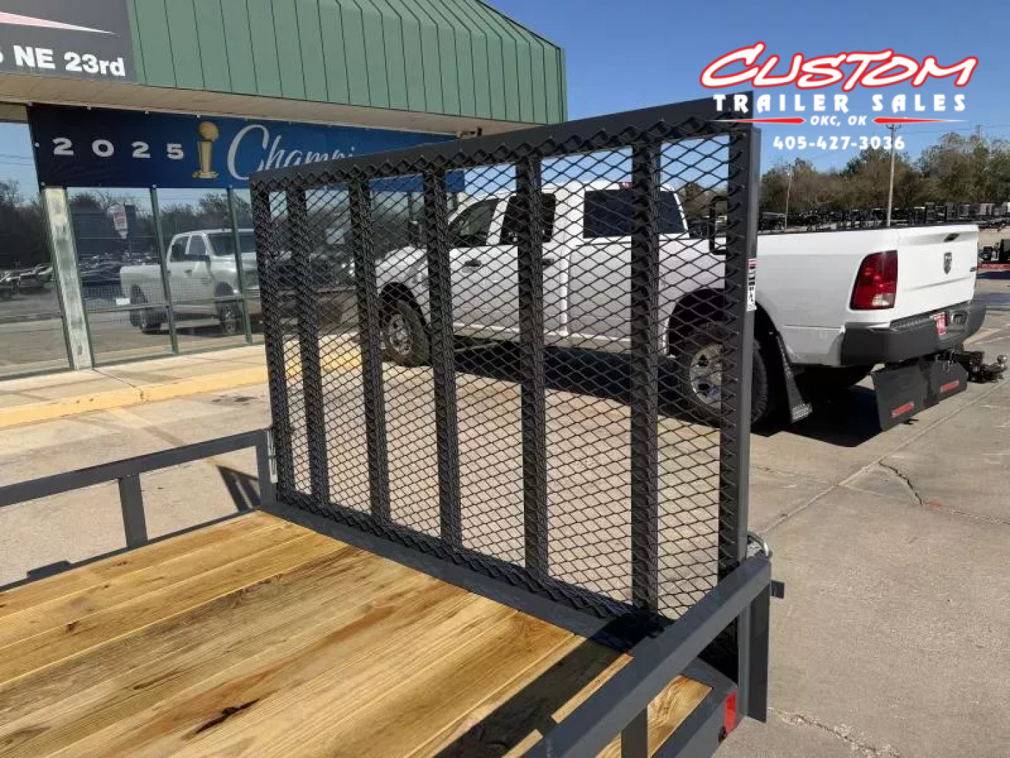 New #148137 2026 LAMAR UC 16 X 77 TANDEM AXLE 7K SQUARE TUBE TOP UTILITY W/ RAMP GATE
