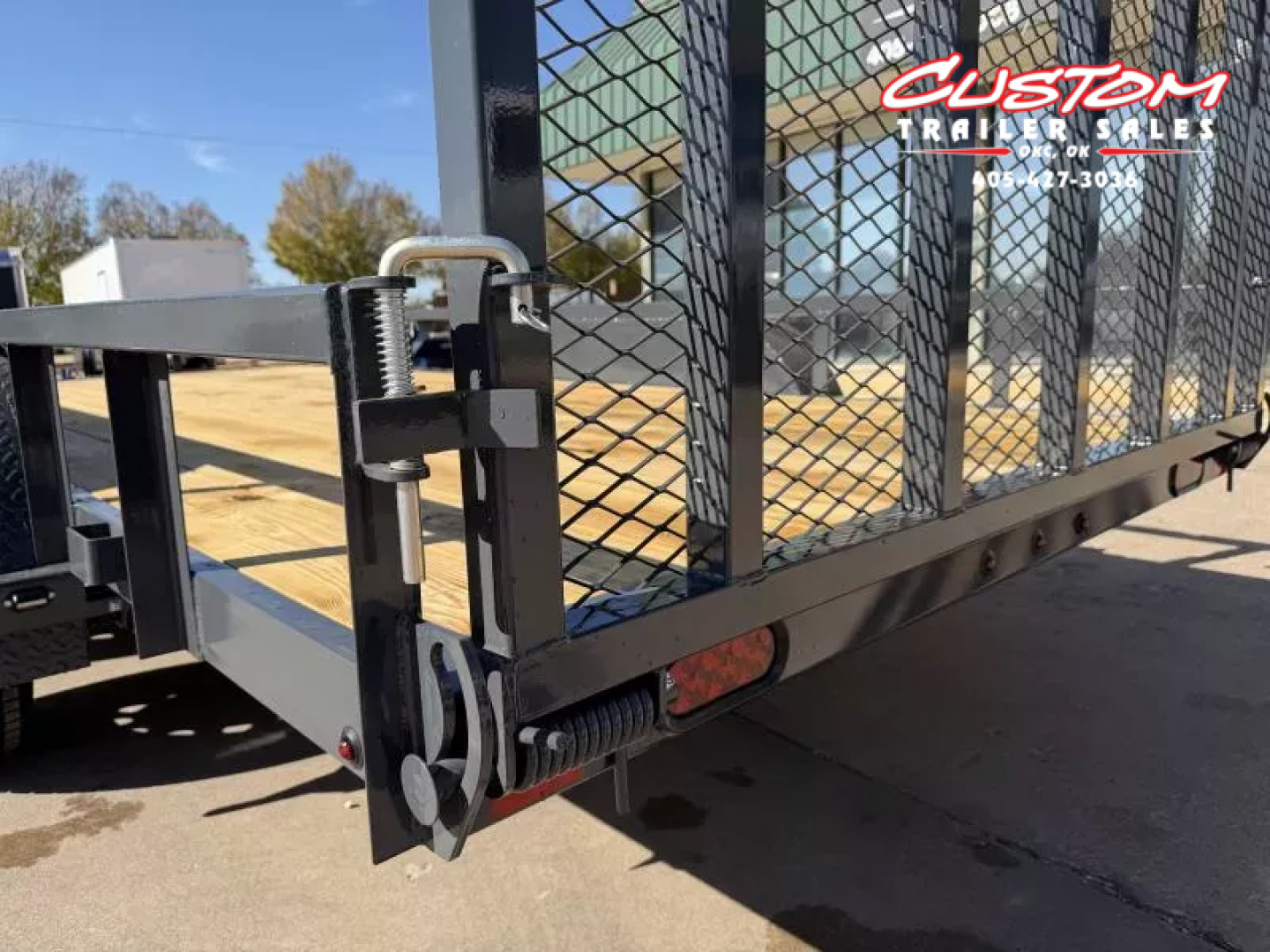 New #148137 2026 LAMAR UC 16 X 77 TANDEM AXLE 7K SQUARE TUBE TOP UTILITY W/ RAMP GATE