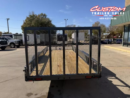 New #148137 2026 LAMAR UC 16 X 77 TANDEM AXLE 7K SQUARE TUBE TOP UTILITY W/ RAMP GATE